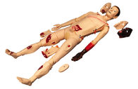 Advanced Adult Full-body Male Trauma Nursing Manikin with 20 pcs Modules