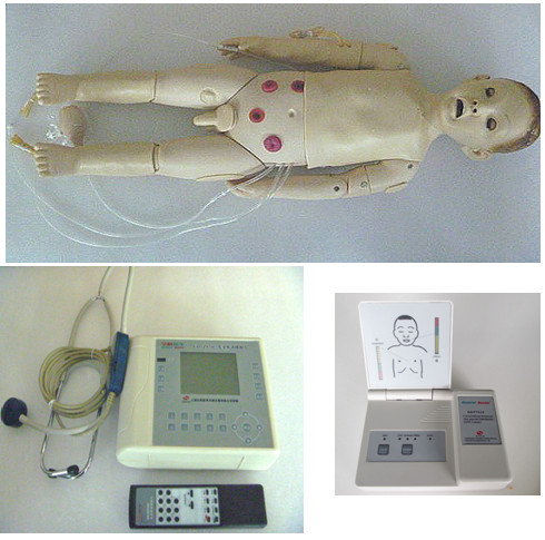 One year old Child Manikin with Male or Female Perineum for Hospitals Education