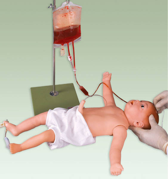Pediatric Simulation Manikin / Baby injection model with Venous Blood Vessels and Skin