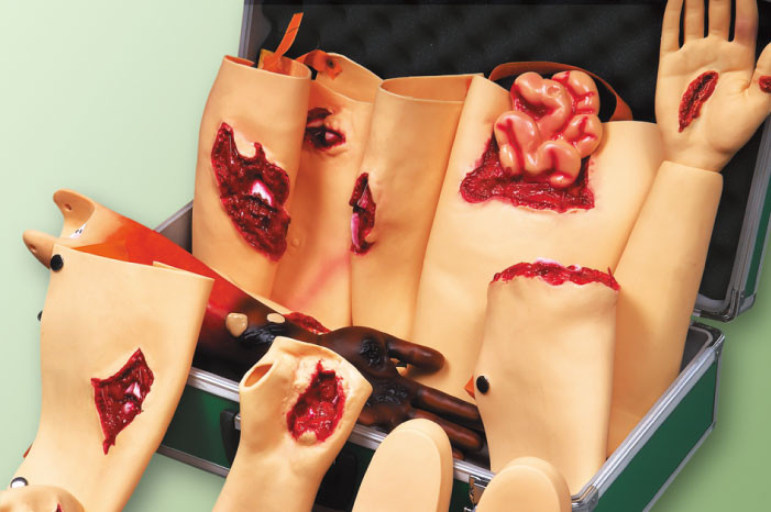 CE / SGS / ISO PVC Trauma manikin Accessories for Simulating Wounds of Body
