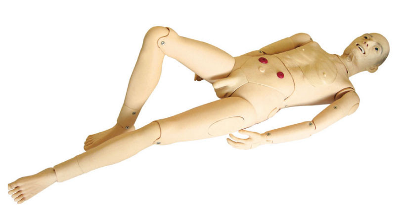 Advanced Full Function PVC Nursing Manikin Full Body Elderly Male Training simulator