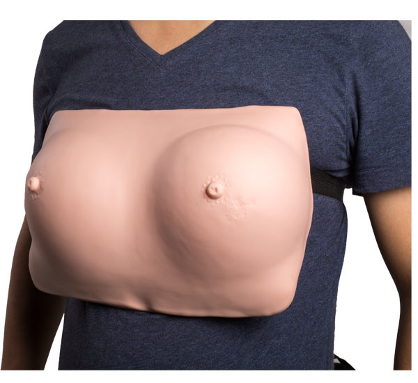 Breast Examination Gynecologic Simulator With Wear Belt